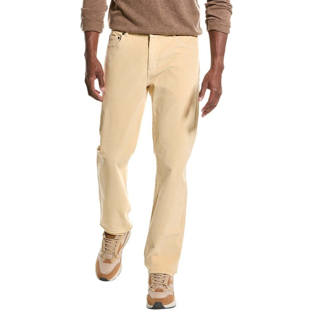 J McLaughlin mens Parker Cord Corduroy Trouser Pants size 42 Beige 42x34 $178